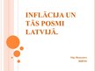 Presentations 'Inflācija un tās posmi Latvijā', 1.