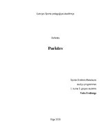 Research Papers 'Parkūrs', 1.