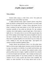 Essays 'A.Eglīša romāna "Līgavu mednieki" analīze', 1.