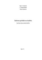 Research Papers 'Latvijas ekonomiskā attīstība', 1.