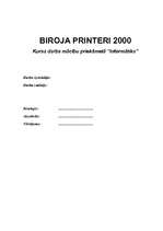 Research Papers 'Biroja printeri', 1.