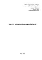 Research Papers 'Klarnetes spēles pirmsākumi un attīstība Latvijā', 1.