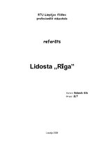 Research Papers 'Lidosta "Rīga"', 1.