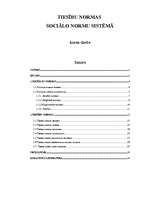 Research Papers 'Tiesību normas sociālo normu sistēmā', 1.