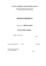 Practice Reports 'Trenera prakses projekts', 1.