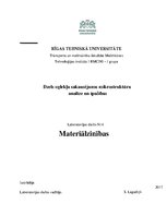 Samples 'Dzelzs un oglekļa sakausējumu mikrostruktūru analīze un īpašības', 1.
