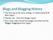Presentations 'Blog and Blogging', 6.