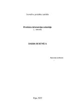 Summaries, Notes 'Produkta informācijas nolasītājs: inovatīva produkta idejas darba burtnīca', 1.