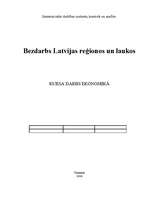 Research Papers 'Bezdarbs Latvijas reģionos un laukos', 1.