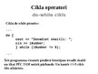 Presentations 'C++ Cikla operatori', 5.