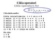 Presentations 'C++ Cikla operatori', 11.