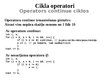 Presentations 'C++ Cikla operatori', 15.