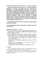 Summaries, Notes 'Tekstu salīdzinošā analīze', 1.