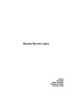 Research Papers 'Russian Barents Region', 1.