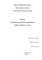 Research Papers 'Balkoni logi un lodžijas', 1.