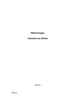 Research Papers 'Hidroterapija. Aukstums un siltums', 1.