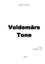 Research Papers 'Voldemārs Tone', 1.