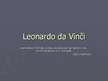 Presentations 'Leonardo da Vinči izgudrojumi', 1.