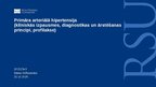 Presentations 'Primāra arteriāla hipertensija', 1.