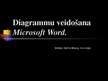Presentations 'Diagrammu veidošana programmā "Microsoft Word"', 1.