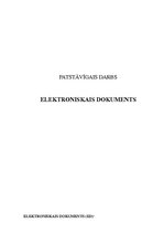 Summaries, Notes 'Elektroniskais dokuments', 1.