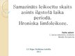 Presentations 'Leikoze. Hroniska limfoleikoze', 1.