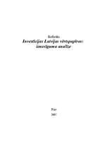 Research Papers 'Investīcijas Latvijas vērtspapīros: ienesīguma analīze', 1.