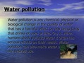 Presentations 'Environmental Problems', 7.