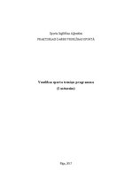 Summaries, Notes 'Veselības sporta treniņu programma (1 mēnesim)', 1.