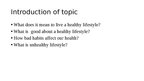 Presentations 'Healthy Lifestyle', 2.