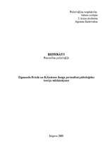 Research Papers 'Zigmunda Freida un K.Gustava Junga personības psiholoģisko teoriju salīdzinājums', 1.