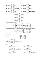 Summaries, Notes 'Lineārās algebras elementi', 18.