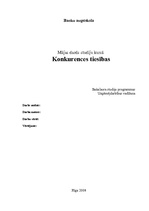 Summaries, Notes 'Konkurences tiesības. Preses izdevumu pieejamības nodrošināšana Latvijā', 1.