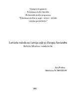 Research Papers 'Latviešu valoda un Latvija ceļā uz Eiropas Savienību', 1.