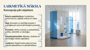 Presentations '10 mākslas laikmeti un to vizuālā valoda', 11.
