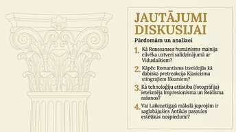 Presentations '10 mākslas laikmeti un to vizuālā valoda', 14.