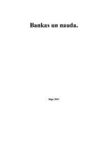 Summaries, Notes 'Bankas un nauda', 6.