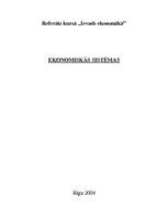 Research Papers 'Ekonomiskās sistēmas', 1.