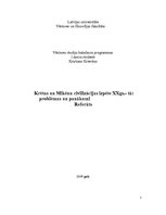Research Papers 'Mikēnu un Krētas kultūru izpēte un nozīmīgākie atklājumi 20.gadsimtā', 1.