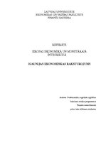 Research Papers 'Igaunijas ekonomiskais raksturojums', 1.