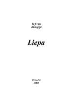 Research Papers 'Liepa', 1.