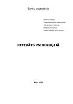 Research Papers 'Temperaments, raksturs un vajadzību struktūra', 1.