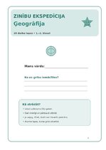 Samples 'Ģeogrāfija – pasaule, valstis un daba kartē', 1.