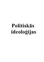 Research Papers 'Politiskās ideoloģijas - liberālisms, konservatīvisms, sociālisms', 1.