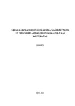 Research Papers 'Melnkalnes makroekonomiskās situācijas izvērtējums  un tās realizētas makroekono', 1.