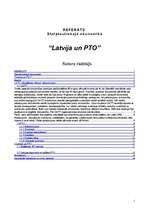 Research Papers 'Latvija un PTO', 1.