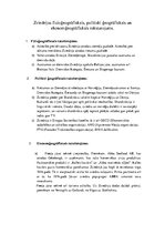 Summaries, Notes 'Zviedrijas fizioģeogrāfiskais, politiski ģeogrāfiskais un ekonomģeogrāfiskais ra', 1.