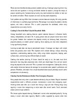Essays 'Should teenagers do household chores?', 5.