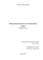 Research Papers 'Multirezistentā tuberkuloze un tās ierobežošanas iespējas', 1.