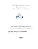 Research Papers 'PVD - Pārtikas veterinārais dienests', 1.